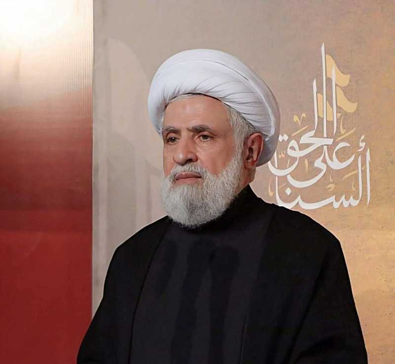 كلمة الامين لحزب الله سماحة الشيخ نعيم قاسم في ذكرى اسبوع على رحيل العلامة السيد عباس الموسوي رض