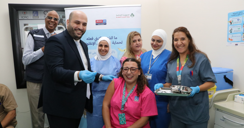 ناصر الدين أطلق حملة التلقيح ضد الإنفلونزا في مستشفى الحريري الوقاية خير من ألف علاج