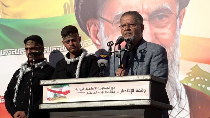 النائب علي فياض لبنان ليس بلد تطبيع ولا بلد اتفاقيات سلام كاذب مع العدو الإسرائيلي بل هو بلد ‏الشهدا