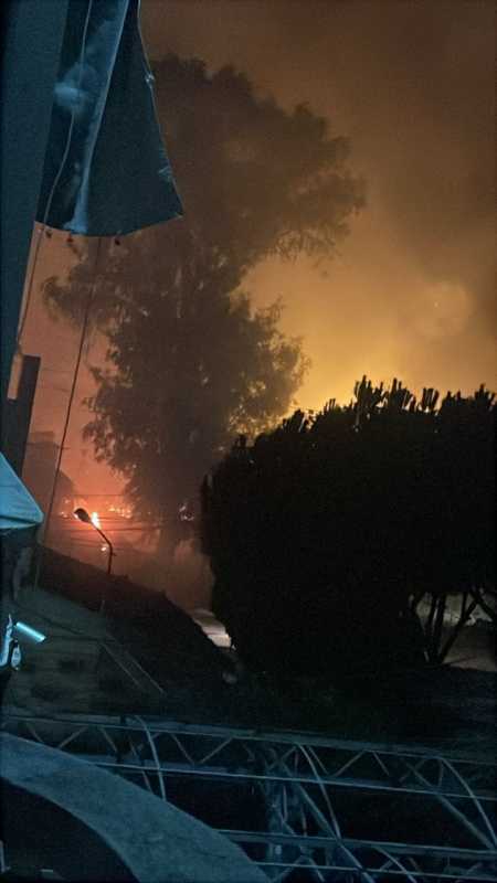 غارة صهيونية على وسط النبطية الساعة 7 والربع مساء