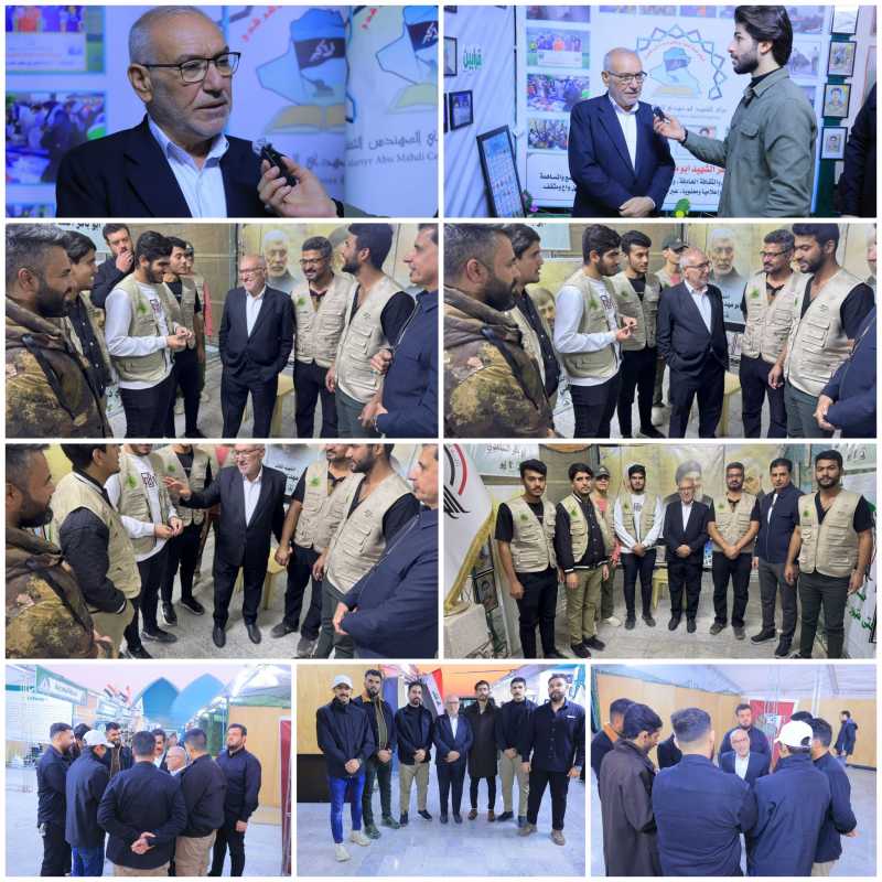  نشاطات المكتب الإعلامي لمركز الشهيد أبو مهدي المهندس الثقافي - بغداد _ الحاج أبو جعفر الدراجي