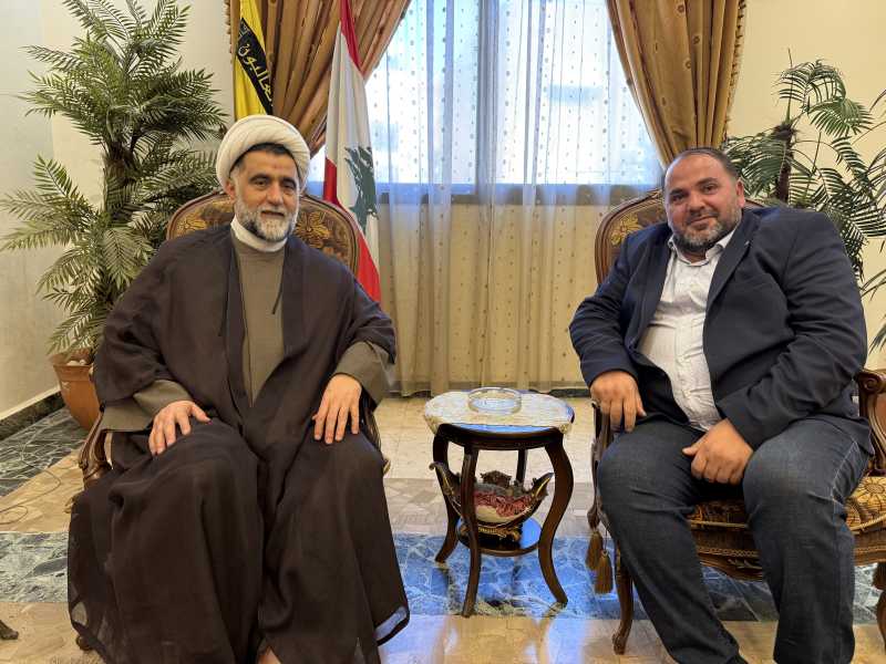في لقاء بحث الشأن العام محمد الباقر ترشيشي يزور الشيخ خليل رزق