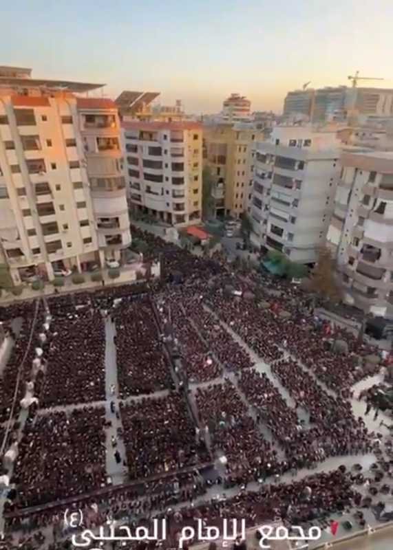 حزب الله أحيا الليلة الرابعة من محرم في باحة مجمع الإمام المجتبى (ع) في السان تيريز.
