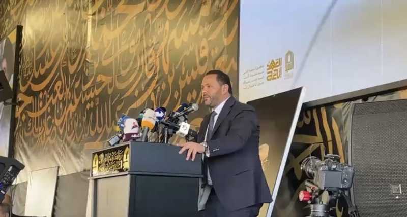 كلمة الأمين العام لحزب البعث العربي الاشتراكي علي حجازي من مرقد سيد شهداء الأمة السيد حسن نصرالله.