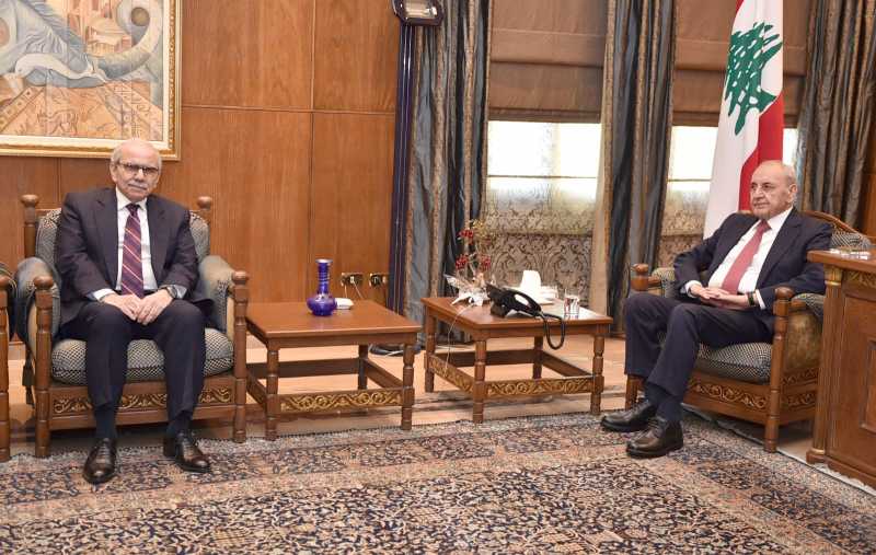 الرئيس بري تابع تطورات الاوضاع والمستجدات خلال استقباله رئيس الحكومة