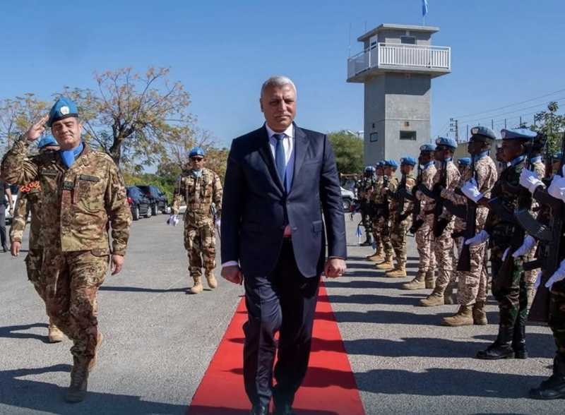 زار المدير العام للأمن العام اللواء حسن شقير مقر قيادة اليونيفيل في الناقورة،