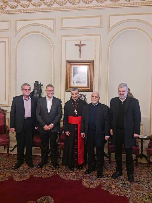 النائب علي فياض من بكركي