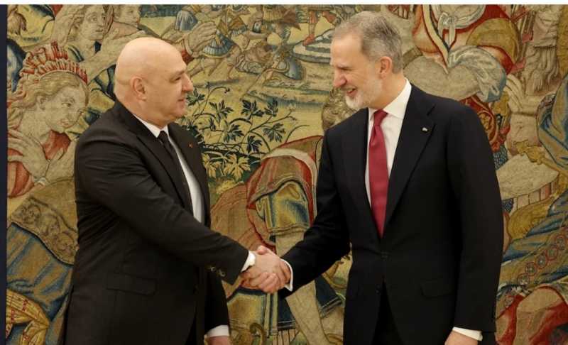 عون يطلب دعم إسبانيا لتطبيق الـ1701 وإعادة النازحين عون يطلب دعم إسبانيا لتطبيق الـ1701 وإعادة النازحين