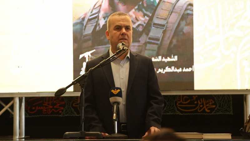  النائب حسن فضل الله لا بديل عن المقاومة، والتفاهم بين مكونات الدولة. 