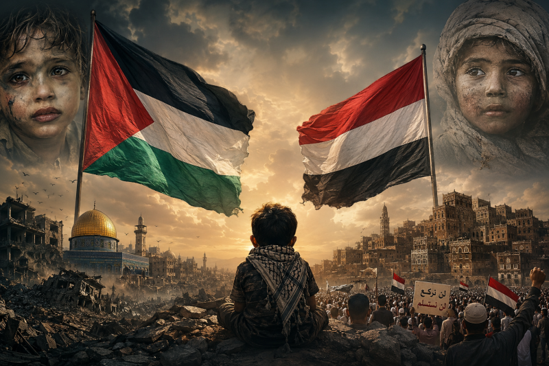 فلسطين واليمن جرحان في جسد أمة تواجه عواصف الهيمنة