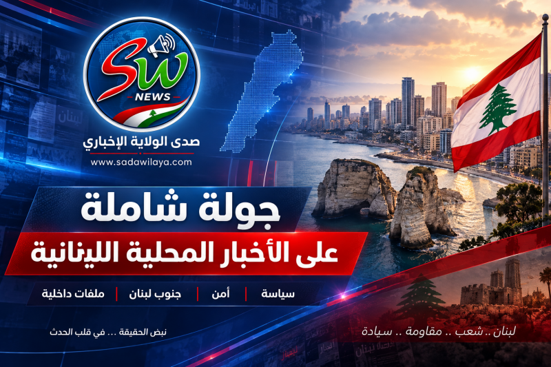 جولة شاملة على أبرز الأخبار والتطورات المحلية اللبنانية اليوم السبت 5 أيلول 2026 جولة شاملة على أبرز الأخبار والتطورات المحلية اللبنانية اليوم السبت 5 أيلول 2026