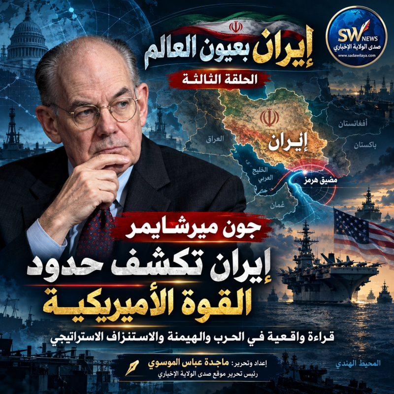 إيران بعيون العالم   جون ميرشايمر حين تحوّلت حرب إيران إلى «أكبر خطأ استراتيجي» في تاريخ أميركا