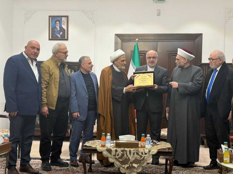الأحزاب والقوى والشخصيات الوطنية اللبنانية في ‏زيارة وداعية للسفير الايراني الدكتور مجتبى أماني