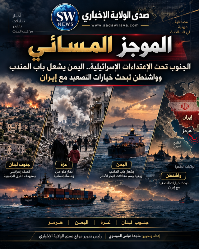 الجنوب تحت الاعتداءات الإسرائيلية.. اليمن يشعل باب المندب وواشنطن تبحث خيارات التصعيد مع إيران