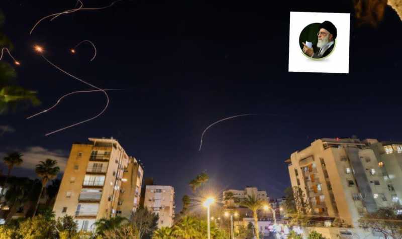 الاذاعة و التلفزيون الإيراني إيران تطلق الموجة الأولى من الصواريخ بقيادة السيد مجتبى خامنئي باتجاه ا