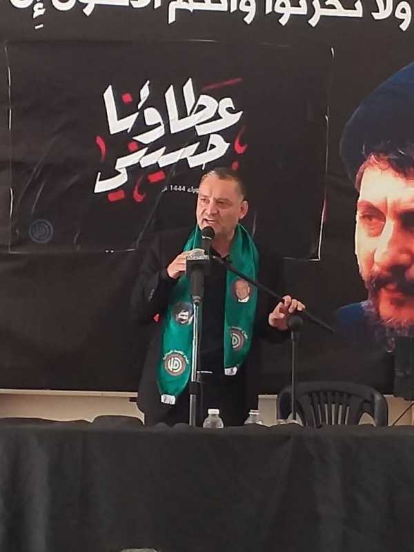 الفوعاني خلال تفقده الجرحى جراء المجازر  