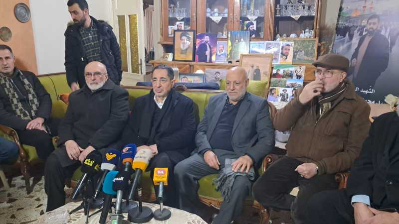 الحاج حسن أميركا تهدم النظام العالمي والعدو الصهيوني يسعى لفرض شروط استسلام على لبنان