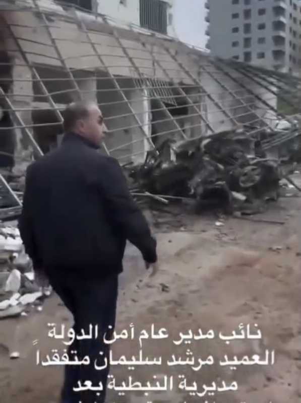 نائب مدير عام امن الدولة العميد مرشد سليمان يزور امن دولة في النبطية