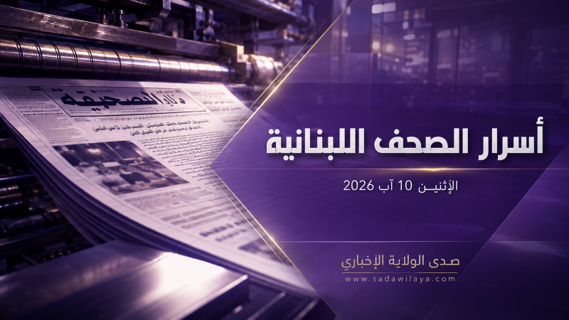 أسرار الصحف اللبنانية اليوم الإثنين 10 آب 2026 خريطة الضم والجيش والكهرباء