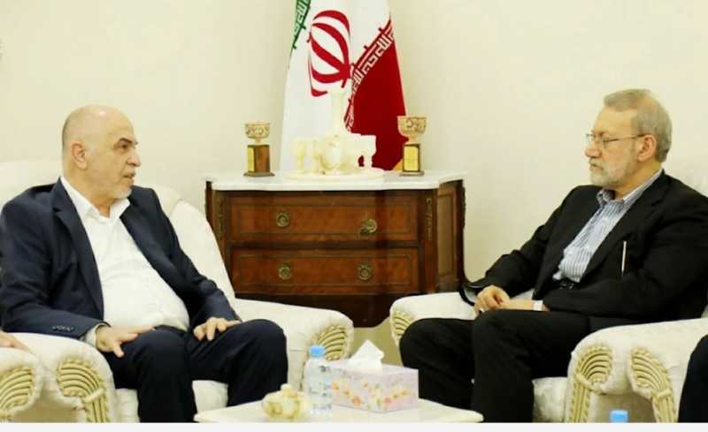 وفد من «حماس» يلتقي لاريجاني العدوان على إيران سيزعزع استقرار المنطقة