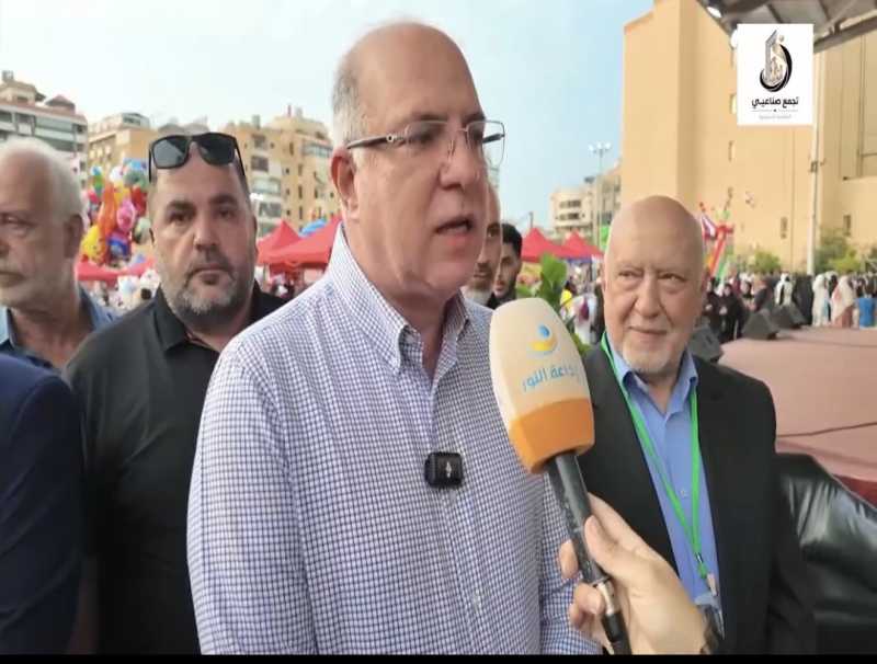 200 ألف قسيمة شرائية ورسالة صمود… وزير العمل محمد حيدر من بازار الضاحية أهل الضاحية يصنعون النجاح!