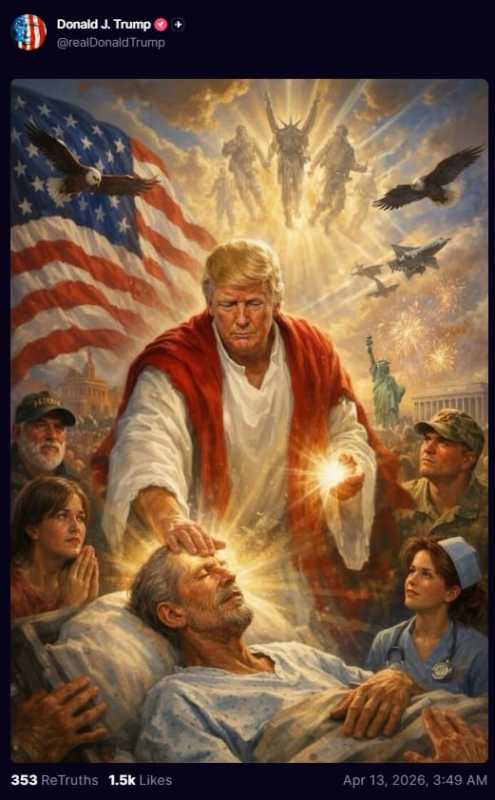 الاحمق ترامب يتهجم على بابا الفاتيكان وينشر له صور مولدة بالذكاء الاصطناعي تؤكد انه مختل عقليا