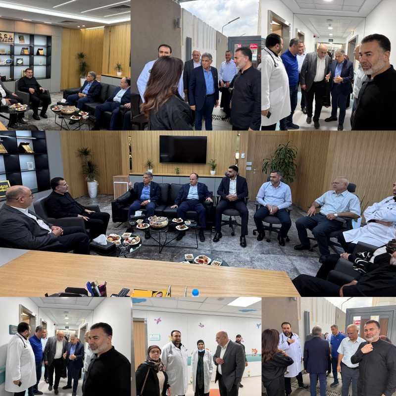 مدير عام مركز لبنان الطبي يستقبل نقيب الأطباء والوفد المرافق