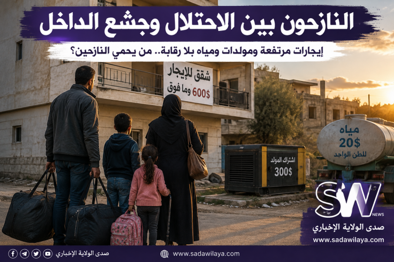 النازحون بين الاحتلال وجشع الإيجارات والمولدات والمياه.. أين البلديات والرقابة؟