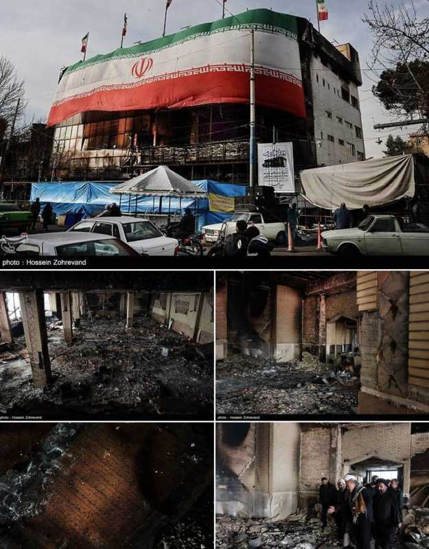 الـتـلـفـزيـون الايـرانــي احصائية عن الاضرار التي لحقت بالممتلكات العامة خلال الأيام الماضية