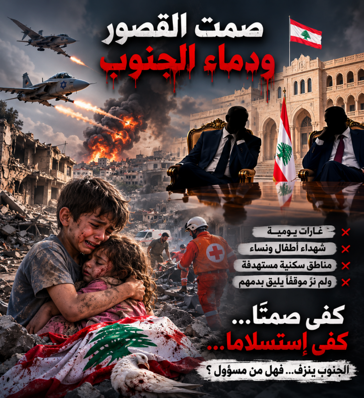 صمت القصور.. ودماء الجنوب