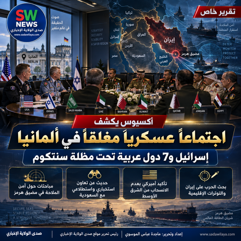 «أكسيوس» اجتماع عسكري مغلق يجمع إسرائيل و7 دول عربية تحت مظلة «سنتكوم»… وإسرائيل والسعودية تبحثان تع
