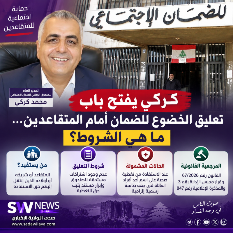 هام جدا  كركي يفتح باب تعليق الخضوع للضمان الصحي أمام المتقاعدين… ما الشروط ومن يستفيد؟