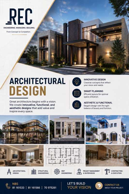 تصميم معماري يجمع الجمال والوظيفة