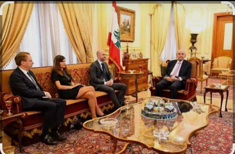 الرئيس بري يستقبل وزير الخارجية الفرنسي والوزيرة المنتدبة