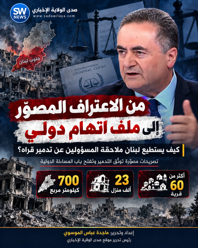 اعتراف مصور خطير لوزير الحرب الإسرائيلي أساس لملف اتهام دولي كيف يستطيع لبنان ملاحقة المسؤولين عن تد