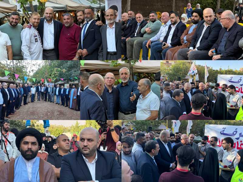 وزيرا العمل والصحة يزوران معرض «نبض الأرض» ومستوصف النبي شيت