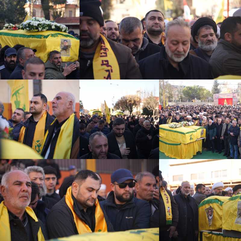 بعلبك تودّع أبطالها القائد حسين ياغي والمجاهد حسنين السبلاني 