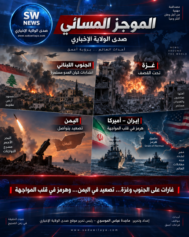 غارات لجيش العدو على الجنوب وغزة… تصعيد سعودي واسع في اليمن… وهرمز يعود إلى قلب المواجهة بين طهران و