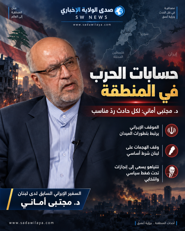 أماني حسابات الحرب في المنطقة دقيقة.. ولكل تطور ردّ يتناسب معه