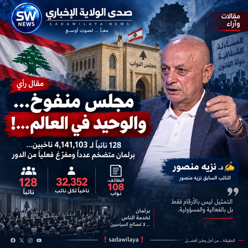 مجلس منفوخ... والوحيد في العالم...!