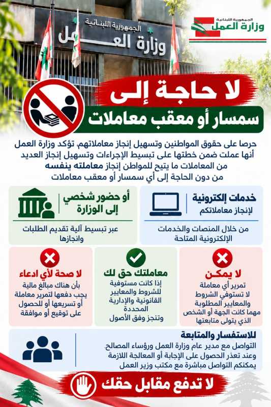 صدر عن وزارة العمل