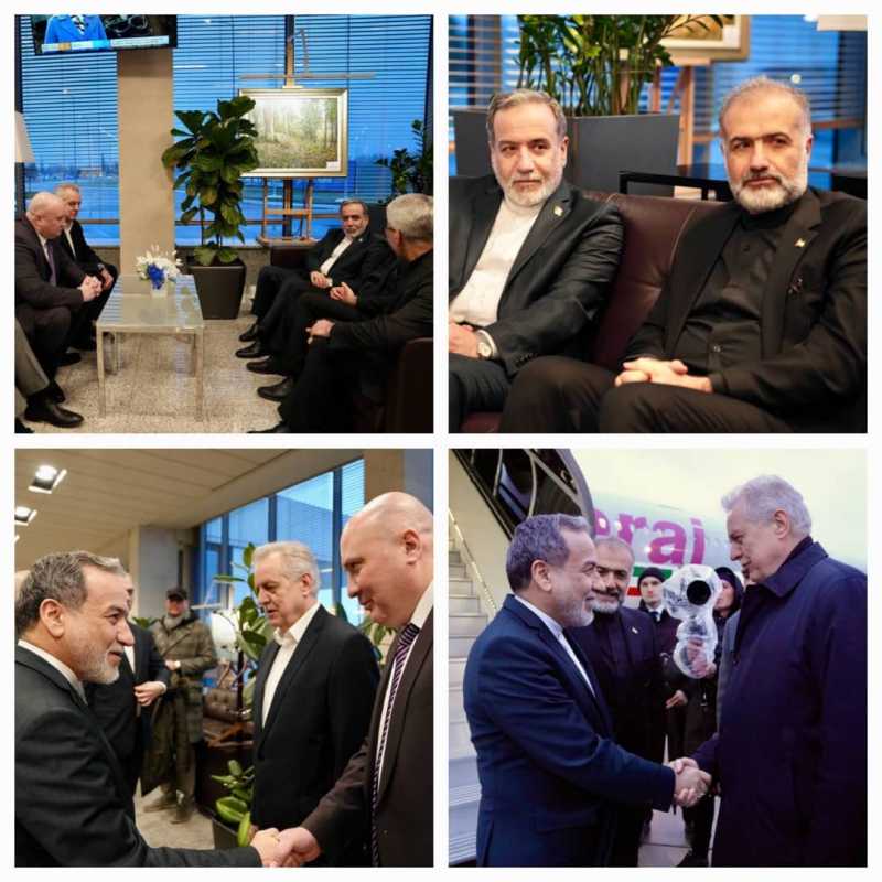 عراقجي يصل إلى سانت بطرسبرغ للقاء بوتين