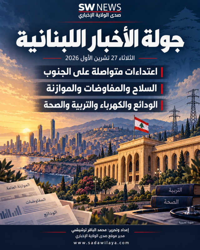 لبنان اليوم اعتداءات جنوبًا وملفات السلاح والموازنة والمعيشة لبنان اليوم اعتداءات جنوبًا وملفات السلاح والموازنة والمعيشة