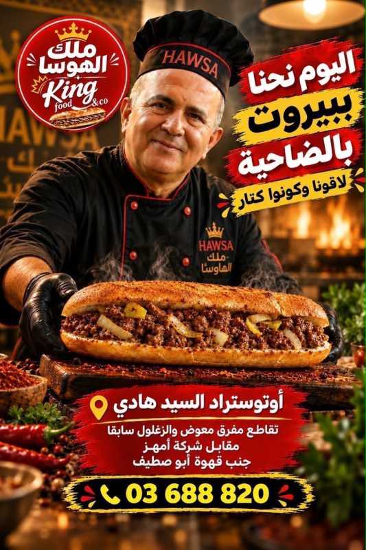 يا أهل بيروت والضاحية… حضّروا حالكن للطعم الملكي! يا أهل بيروت والضاحية… حضّروا حالكن للطعم الملكي!