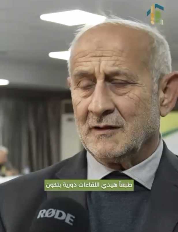 هذه اللقاءات تعزّز التعاون والتنسيق فيما يتعلّق بموضوع إعادة الإعمار. 