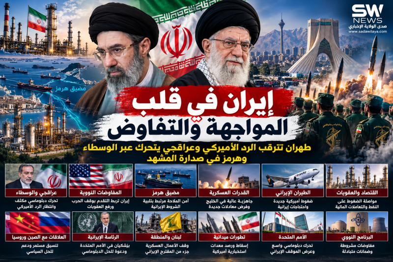 إيران في قلب المواجهة والتفاوض طهران تترقب الرد الأميركي وعراقجي يتحرك عبر الوسطاء وهرمز في صدارة ال