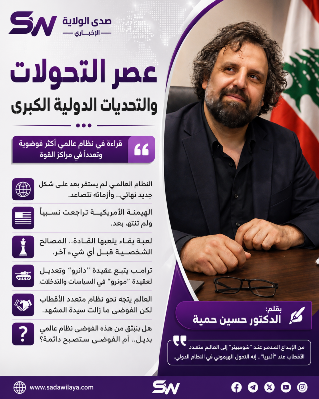 عصر التحولات والتحديات الدولية الكبرى