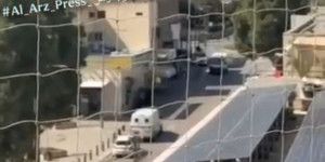 لحظة إطلاق صاروخ فتح 2  الإيراني في عملية الوعد الصادق 4