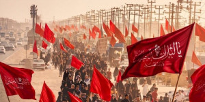 مسيرة الأربعين هي راية الحسين بن علي عليهما السلام الشامخة