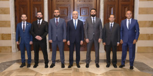 وير الداخلية اللبناني يستقبل وفدا  من الادارة الحالية في النظام السوري برئاسة معاون وزير الداخلية السوري